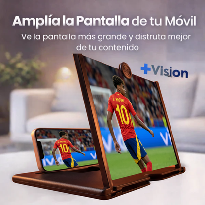 Amplificador de Pantalla + ZOOM para Móvil | Efecto Cine HD | Ligero y Portátil